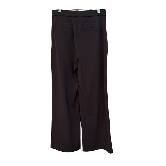 Halara Black Wide Leg High Waisted Pleated Pants Women's Size M Regular - Picture 6 of 6